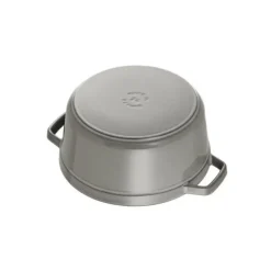 STAUB Cocotte Fonte Ronde 14 cm Gris Graphite 0,8 L* Cocotte En Fonte
