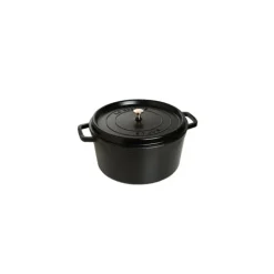 STAUB Cocotte Fonte Ronde 24 cm Noir Mat 3,8 L* Cocotte En Fonte
