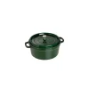 STAUB Cocotte Fonte Ronde 24 cm Vert Basilic Majolique 3,8 L* Cocotte En Fonte