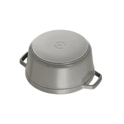STAUB Cocotte Fonte Ronde 12 cm Gris Graphite 0,4 L* Cocotte En Fonte