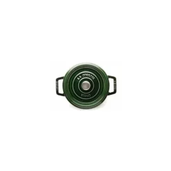 STAUB Cocotte Fonte Ronde 28 cm Vert Basilic Majolique 6,7 L* Cocotte En Fonte
