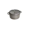 STAUB Cocotte Fonte Ronde 34 cm Gris Graphite 12,6 L* Cocotte En Fonte