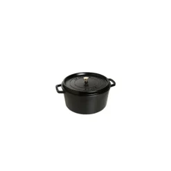 STAUB Cocotte Fonte Ronde 12 cm Noir Mat 0,4 L* Cocotte En Fonte