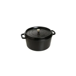 STAUB Cocotte Fonte Ronde 28 cm Noir Mat 6,7 L* Cocotte En Fonte