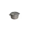 STAUB Cocotte Fonte Ronde 16 cm Gris Graphite 1,2 L* Cocotte En Fonte