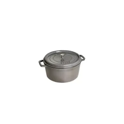 STAUB Cocotte Fonte Ronde 16 cm Gris Graphite 1,2 L* Cocotte En Fonte