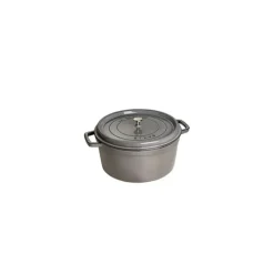 STAUB Cocotte Fonte Ronde 18 cm Gris Graphite 1,7 L* Cocotte En Fonte