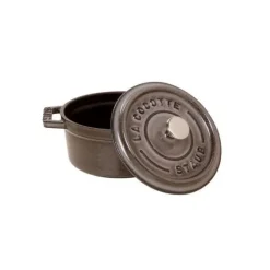 STAUB Cocotte Fonte Ronde 18 cm Gris Graphite 1,7 L* Cocotte En Fonte
