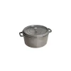STAUB Cocotte Fonte Ronde 28 cm Gris Graphite 6,7 L* Cocotte En Fonte
