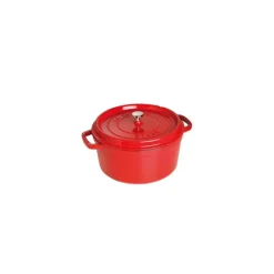 STAUB Cocotte Fonte Ronde 20 cm Rouge Cerise 2,2 L* Cocotte En Fonte