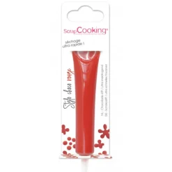 SCRAPCOOKING Stylo Chocolat Rouge 25 g* Nappages Et Glaçages|Décoration Comestible