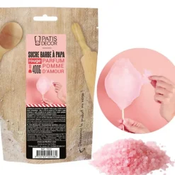 PATISDECOR Sucre Barbe à Papa Pomme d'amour 400 g Patisdécor* Décoration Comestible