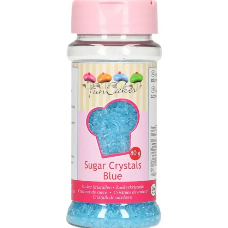 FUNCAKES Sucre coloré Bleu ciel 80g* Décoration Comestible