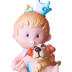 CUISINEADDICT Sujet bapteme Couronne Bleue 5 cm* Décoration Gâteau