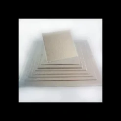 FUNCAKES Support Gâteau Carré 33 x 0,4 cm Argenté* Présentoirs Pour Gâteaux