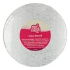 FUNCAKES Support Gâteau Rond Ø35 x 0,4 cm Argenté* Présentoirs Pour Gâteaux