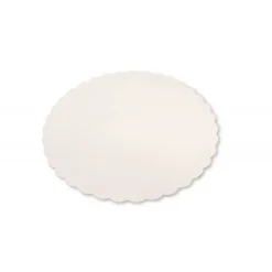 CROKUS Support Gâteau Ronds Festonnés 21 cm (x250)* Présentoirs Pour Gâteaux