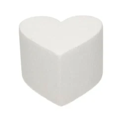 FUNCAKES Support Polystyrène Cœur Ø 10 cm H 7 cm* Présentoirs Pour Gâteaux