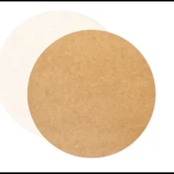 SCRAPCOOKING Supports à Gâteaux Kraft et Blanc Rond 24 cm (x5)* Présentoirs Pour Gâteaux