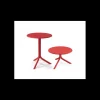 NARDI Table convertible en Polypropylène Spritz Rouge* Mobilier Terrasse Restaurant