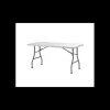 LYROSE Table Rectangulaire Blanche 8 Personnes Congrès* Mobilier Évènementiel