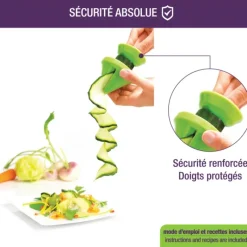 MASTRAD Taille légumes vert* Coupe Légumes