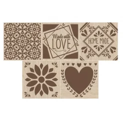 SCRAPCOOKING Tampon Biscuit Fait Maison et Emporte-Pièce* Emporte Pièce - Découpoir Pâtisserie