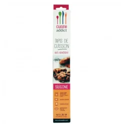 CUISINEADDICT Tapis de Cuisson Silicone 40x30 cm* Tapis De Cuisson|Tapis Silicone Pâtisserie