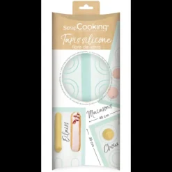 SCRAPCOOKING Tapis de Cuisson Silicone avec Gabarits* Tapis De Cuisson