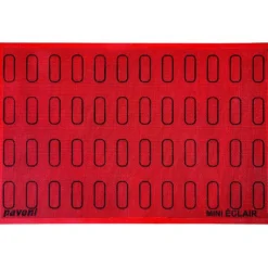 PAVONI Tapis Silicone Micro-perforé Éclair 6 x 1,8 cm (x48)* Tapis Silicone Pâtisserie