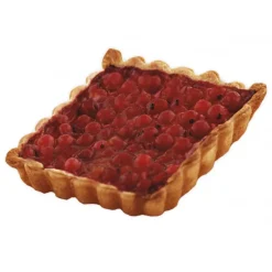 GOBEL Tartelette carrée cannelée fond fixe* Moule Anti-adhésif|Moules À Gâteaux