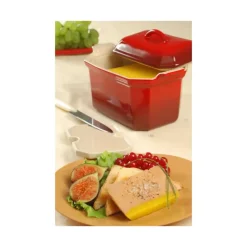 LE CREUSET Terrine à Foie Gras avec presse 0,6 L Cerise* Terrines