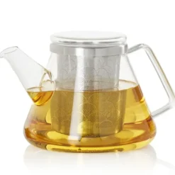 ADHOC Théière en Verre avec Filtre Inox 1 L* Théière