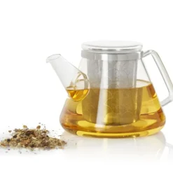 ADHOC Théière en Verre avec Filtre Inox 1 L* Théière