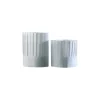 MATFER Toque de Cuisinier plissée H 225mm x10* Toque De Cuisinier