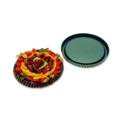 MATFER Tourtière spéciale Fruits Frais 26 cm x H 2,5 cm* Moule Anti-adhésif|Moules À Gâteaux
