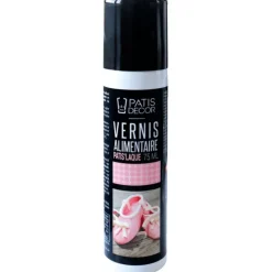 PATISDECOR Vernis Alimentaire Patis'laque 75 ml* Spray Alimentaire