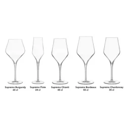 LUIGI BORMIOLI Verre à Vin Rouge Bourgogne 65 cl (x6) SUPREMO* Verres