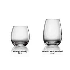 LUIGI BORMIOLI Verre Cocktail 46 cl (x6) AMETISTA* Verres