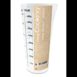 SCRAPCOOKING Verre Doseur Plastique 500 ml* Verre Doseur