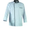 ROBUR Veste de Cuisine Mixte Blanche/Parement Gris ENERGY T.0* Veste De Cuisine
