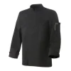 ROBUR Veste de Cuisine Mixte Noire Parement NERO T.2 manches longues* Veste De Cuisine