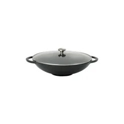 CHASSEUR Wok en Fonte 37 cm Noir Mat* Woks