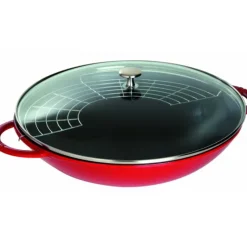 STAUB Wok en Fonte 37 cm Rouge* Woks